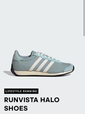 adidas Runvista Halo Men's Sneakers - Mint Green/White